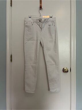 GAP White True Skinny Jeans